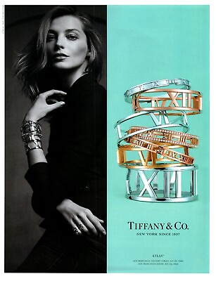 #ad 2014 Tiffany amp; Co Print Ad Atlas Roman Numeral Collection Jewelry Bracelet Ring $11.50