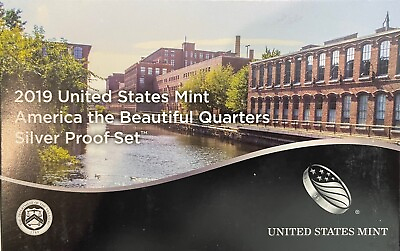 #ad 2019 s SILVER U.S. Mint made America the Beautiful QUARTERS proof Set $46.99