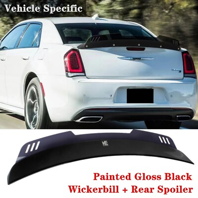 #ad FIT FOR CHRYSLER 300 300C 300S 2011 2023 REAR TRUNK LIP SPOILER WING WICKERBILL $104.39