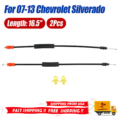 #ad 16.5quot; Door Handle Latch Cable Front LT amp; RH Side For 2007 13 Chevrolet Silverado $12.99