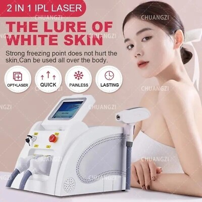 #ad 2024 Latest 2 IN1 Ipl Laser Hair Tattoo Removal Machine Pico Laser $1309.00