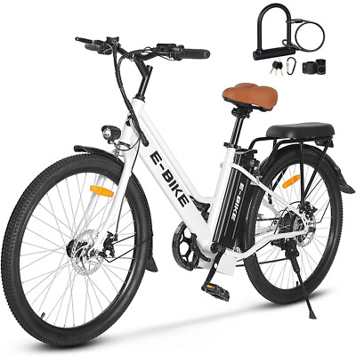 #ad Ebike 26#x27;#x27; Electric Bike City Commuting Bicycle 36V Removeable Li Battery E bike $509.99