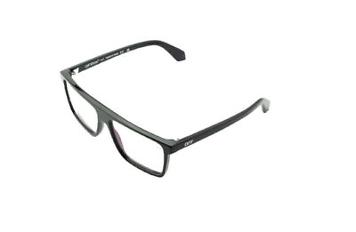#ad NEW Off White Style 36 Black Blue Block Light Black Eyeglasses $159.15