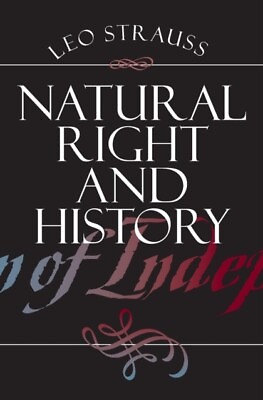 #ad Leo Strauss Natural Right and History New Paperback J245z GBP 19.12
