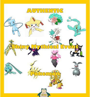 #ad Pokemon Scarlet and Violet ✨Shiny✨ AUTHENTIC Mythical Pokemon Event Mythicals $2.50