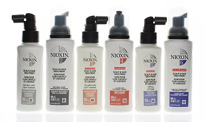 #ad 2pack Nioxin Scalp and Hair Treatment 3.38oz 100ml Choose System 123456 $32.50