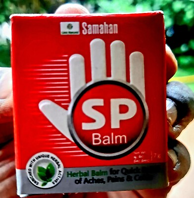 #ad 100% Ayurveda Herbal Link Natural Samahan SP Balm quick Relief Pains amp; cold 7g $16.15