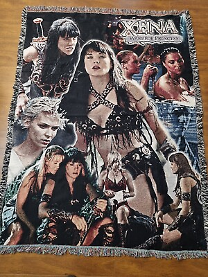 #ad Xena princess warrior tapestry. Size 170x126 centimeters. Rare Collectible C $89.00