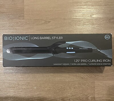 #ad Bio Ionic 1.25quot; Long Barrel Ceramic Curling Iron Z FGTST CL 1.25 Tested *** $78.88
