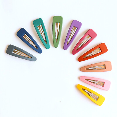 #ad Women Girls Jelly Hair Clip Candy Color Hairpin Barrette Snap Bobby Pin Headwear C $1.29
