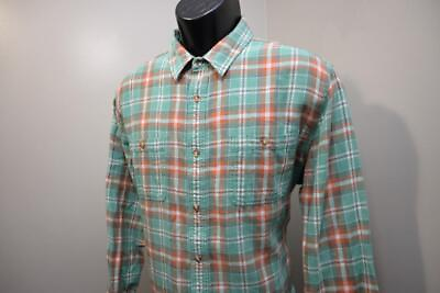 #ad Lucky Brand Casual Button Up Dress Shirt Plaid California Fit Mens Size XL $23.99
