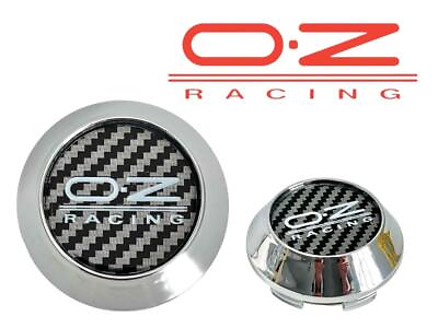 #ad 4x65mm for Oz Racing Logo Emblems Wheel Center Caps Hub Caps Badge Silver Chrome $26.99