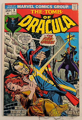 #ad Marvel Comics Bronze Age Horror Tomb of Dracula #9 1973 Combine Ship White Pages $16.99