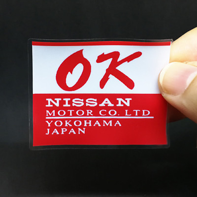 #ad OK NISSAN DECALS STICKERS for Inside Outside Window Datsun 240Z 260Z 280Z $4.69