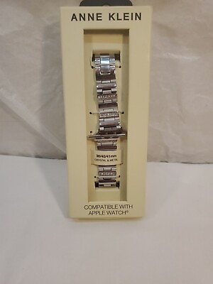 #ad Anne Klein Premium Crystal Accented Fashion Bracelet for Apple Watch $55.99
