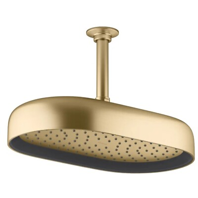 #ad Kohler Statement K 26294 2MB 14” RainFall ShowerHead Brushed Moderne Brass New $648.00