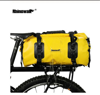 #ad 20L Waterproof Bike Rear Rack Seat Trunk Saddle Storage Pannier Bag Travel Bag $167.26