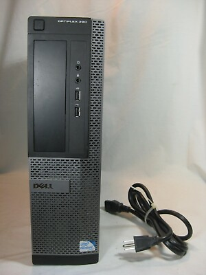 #ad Dell Optiplex 390 Intel CPU 2.7GHz 4GB 250GB Win10 Desktop Computer w power $115.00