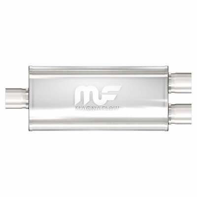 #ad MAGNAFLOW 3quot; 3 INCH INLET DUAL 2.5quot; 2 1 2quot; OUTLET STAINLESS STEEL MUFFLER $145.00
