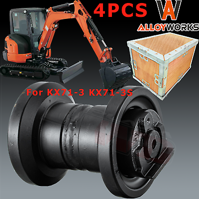 #ad 4PCS Track Bottom Roller For Kubota Model KX71 3 KX71 3S Excavator Undercarriage $449.00