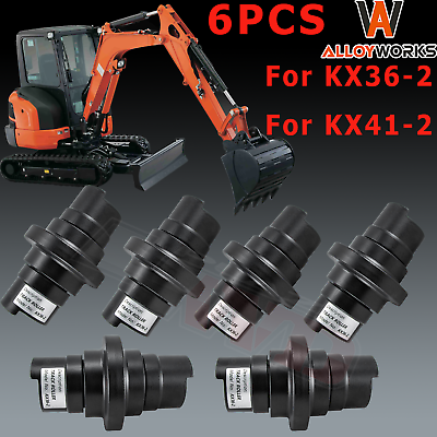 #ad #ad 6PCS Track Roller Bottom Roller For KUBOTA Model KX36 2 KX41 2 Mini Excavator $809.00