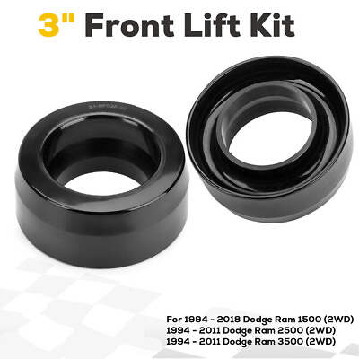 #ad 3quot; Front Leveling Lift Kit for 2WD ONLY 1994 2011 Ram 2500 3500 94 18 Ram 1500 $39.99