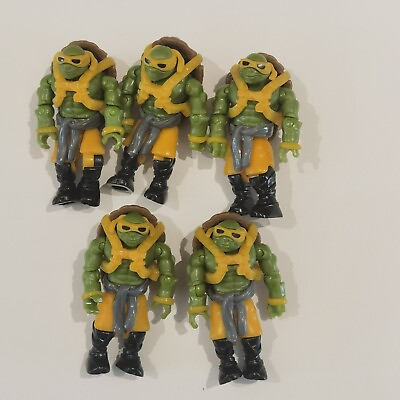 #ad mega bloks Construx Teenage Mutant Ninja Turtles Mikey 5×loose action figure toy $9.99