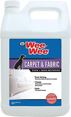 #ad Dog Canine Carpet amp; Fabric Stain Odor Destroyer Four Paws Wee Wee 1 Gallon $24.99
