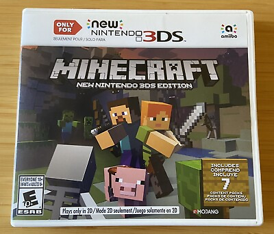 #ad Minecraft for New Nintendo 3DS Edition Nintendo 3DS $26.00