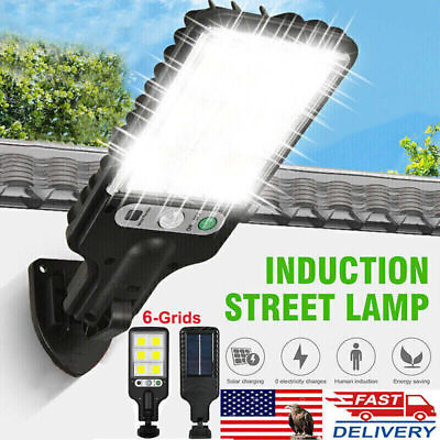 #ad 1000000LM LED Solar Motion Sensor Light Bright Garden Outdoor Street Wall Lamp $8.99