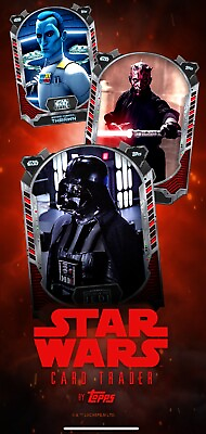 #ad Star Wars Topps Digital card trader Pick any 9 SR Or below New And old cards $2.99