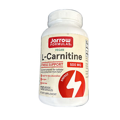 #ad L Carnitine 500 500 mg 100 Veggie Licaps Ex 03 2025 $28.89