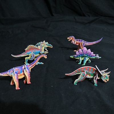 #ad Set Of 6 Kid 3D Dinosaur Puzzle Age 6 Small Pieces $6.00