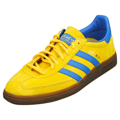 #ad adidas Handball Spezial Mens Yellow Blue Casual Sneakers 9.5 US $128.70