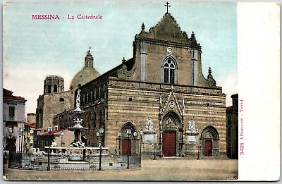 #ad Messina La Cathedrale Italy Basilica Cattedrale Messina Italy Postcard $8.09