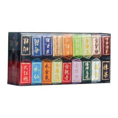 #ad 18 Kinds Oolong Tea Rock Tea Rougui Da Hong Pao Tea Shuixian Qilan 144g Box $14.98