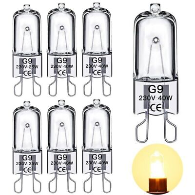 #ad 10X G9 bulb Lamp 25W 40W 50W 60W Watt Warm White Bulb Pen Base $4.46