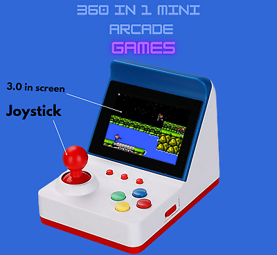 #ad 360 in 1 Mini arcade Games Retro Mini Arcade Mini Handled Game Retro $49.00