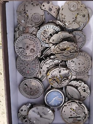 #ad Lot Movements Japan Automatic seiko Citizen Orient .Ricoh FOR PARTS ONLY Used $59.88