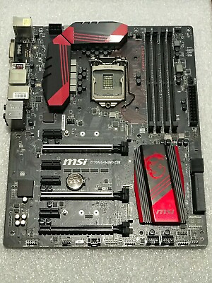 MSI Z170A GAMING M5 Intel LGA1151 Socket Chipset ATX Motherboard FOR PARTS AS IS $49.99
