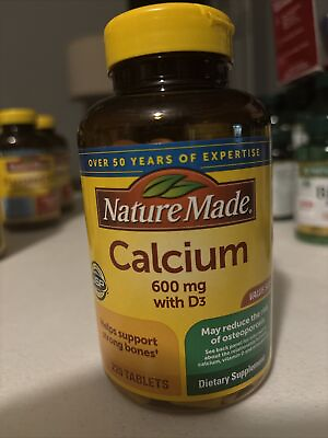 #ad Calcium 600 Mg with Vitamin D3 Tablets Dietary Supplement 220 Count $16.73