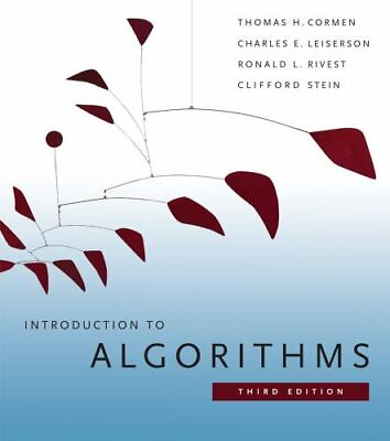 #ad Introduction to Algorithms 3rd Edition Mit Press hardcover Cormen Thomas H $27.96