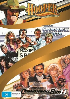 #ad Burt Reynolds 3 Movie Collection Hooper The Cannonball Run Cannonball Run I $18.60