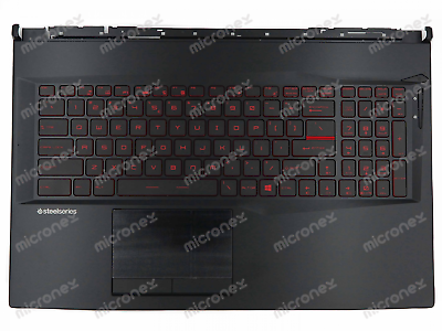 #ad FOR MSI 957 17E51E C20 Palmrest Keyboard LED US International black $191.96