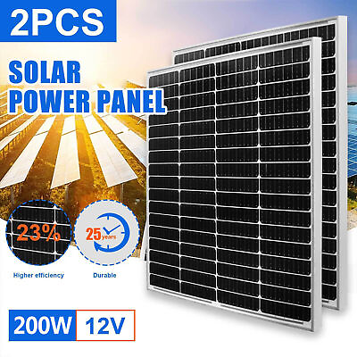 #ad 800W 12V Off Grid Monocrystalline Solar Panel Solar Module for RV Trailer Marine $266.99