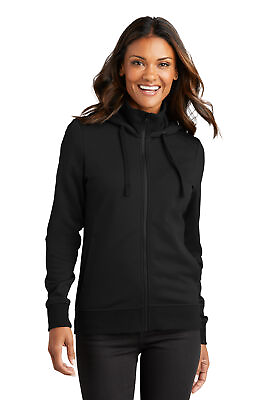 #ad Port Authority Ladies Smooth Fleece Hooded Jacket L814 $48.80