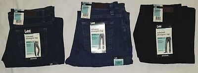 #ad 2008 Lee Relaxed Stretch Straight Leg Jeans 10M Sits At Waist NEW Choose Color $19.95