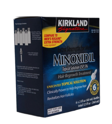 #ad 36 MONTHS KIRKLAND GENERIC MINOXIDIL 5% MENS HAIR LOSS REGROWTH TREATMENT $142.97