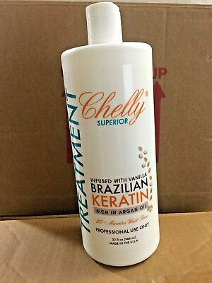 #ad CHELLY BRAZILIAN KERATIN Treatment Infused with Vanilla 32oz $48.99