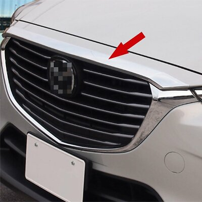 #ad For Mazda CX 3 CX3 2016 2021 Front Hood Lid Grill Upper cover Trims $88.03
